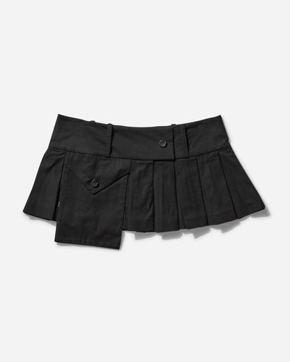 Nii Hai Wmns The Overpacker Mini Skirt In Black Black Skirts Mini SS22-SKRT-OVRPK BLK