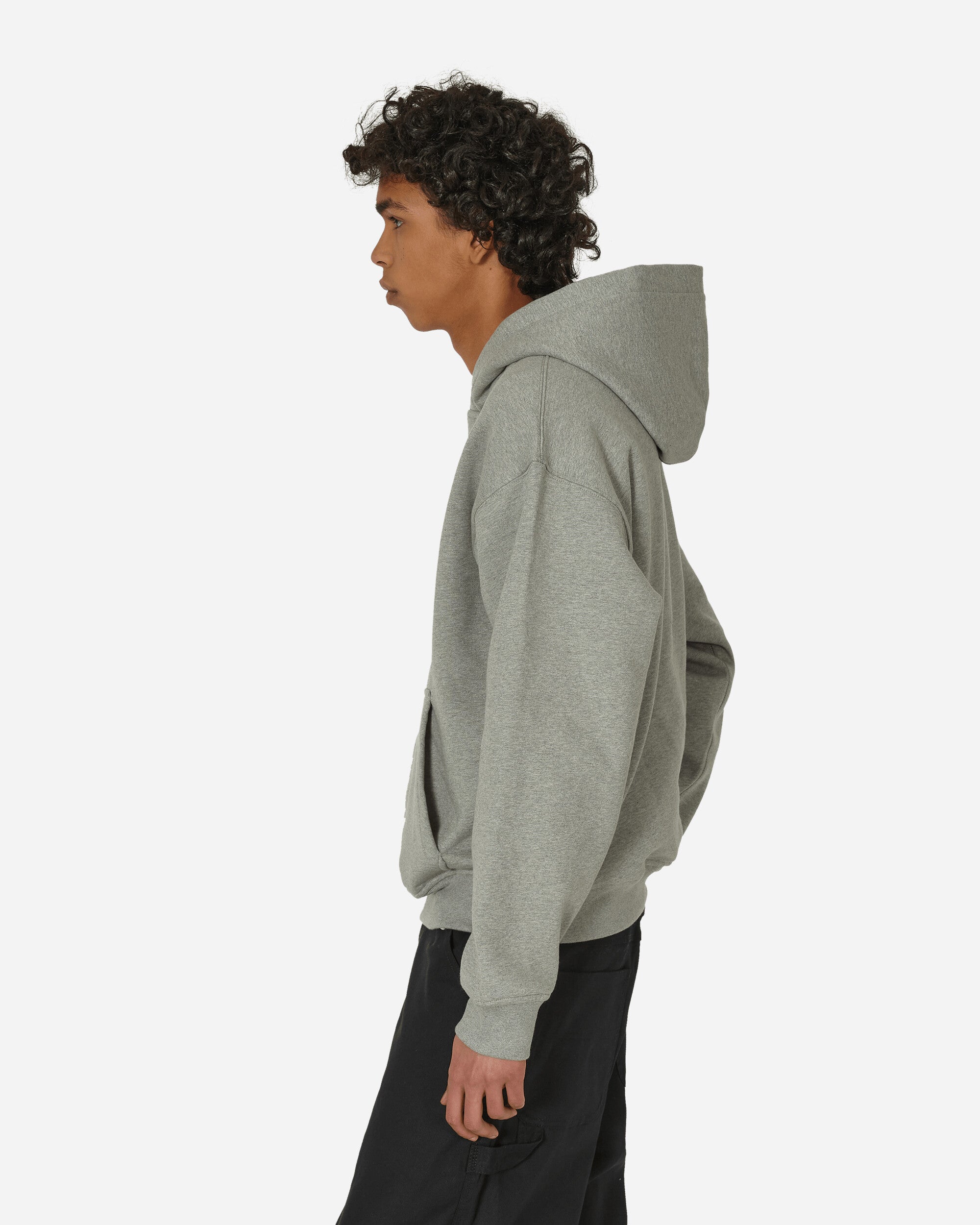 Nike M Nk Solo Swsh Flc Thrm Po Hdy Dk Grey Heather/White Sweatshirts Hoodies FN3347-063