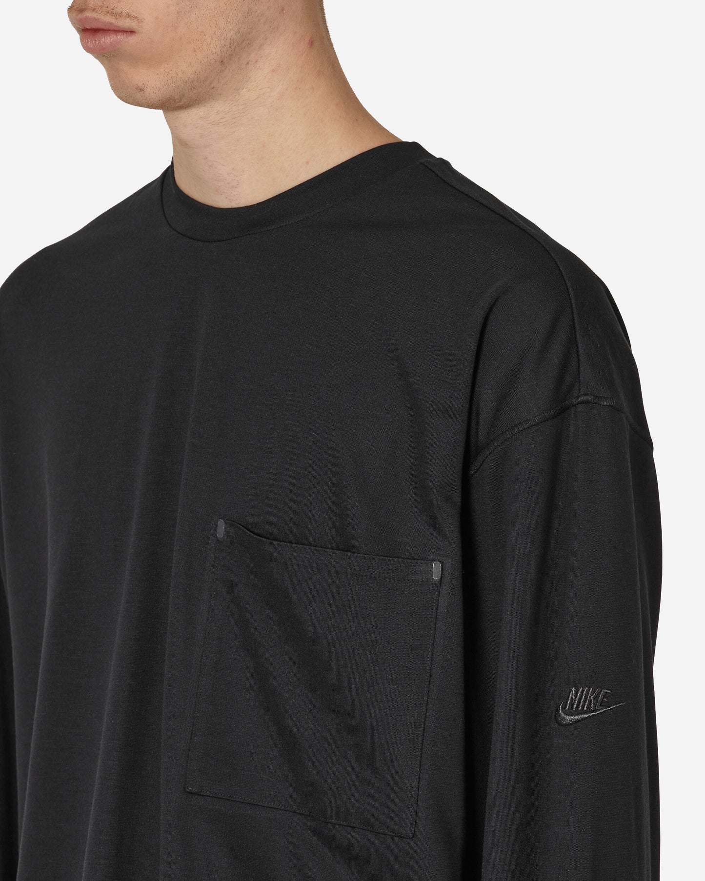 Nike M Nsw Tp Df Ls Top Black/Black T-Shirts Longsleeve FB7819-010