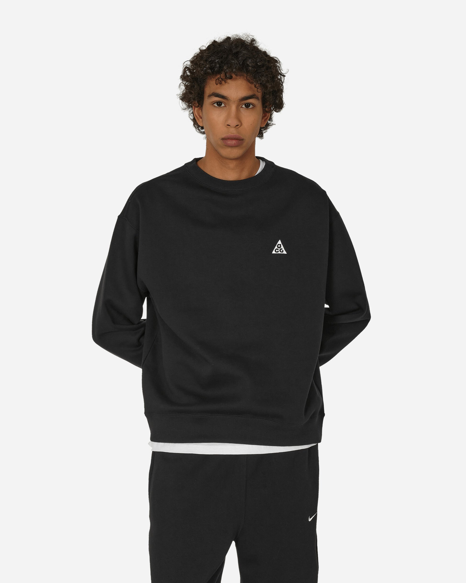 Nike U Acg Tf Crew Flc Black/Black T-Shirts Longsleeve DX9611-010