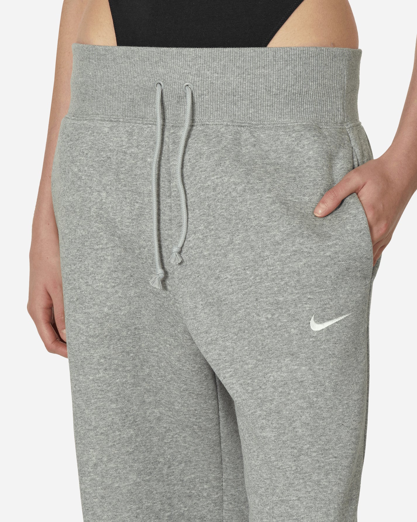 Nike Wmns W Nsw Phnx Flc Hr Pant Wide Dk Grey Heather/Sail Pants Sweatpants DQ5615-063