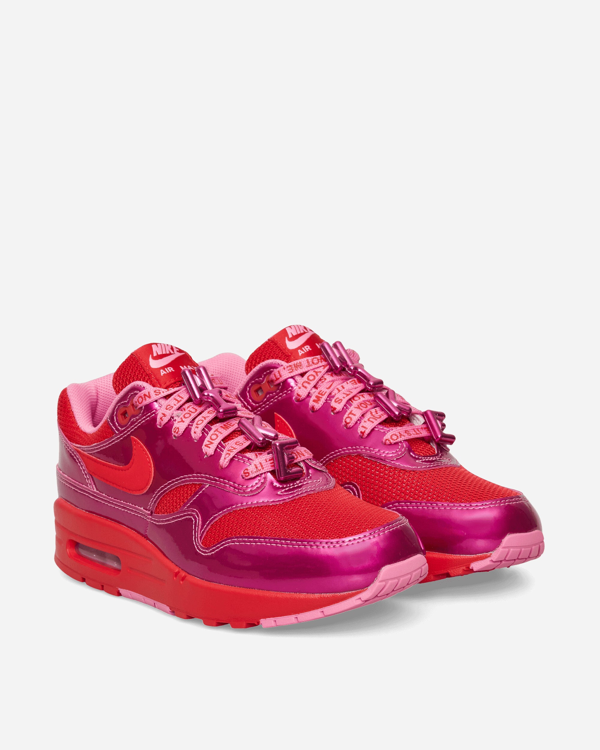 Nike Nike Air Max 1 Prm Playful Pink/University Red Sneakers Low HV2301-600