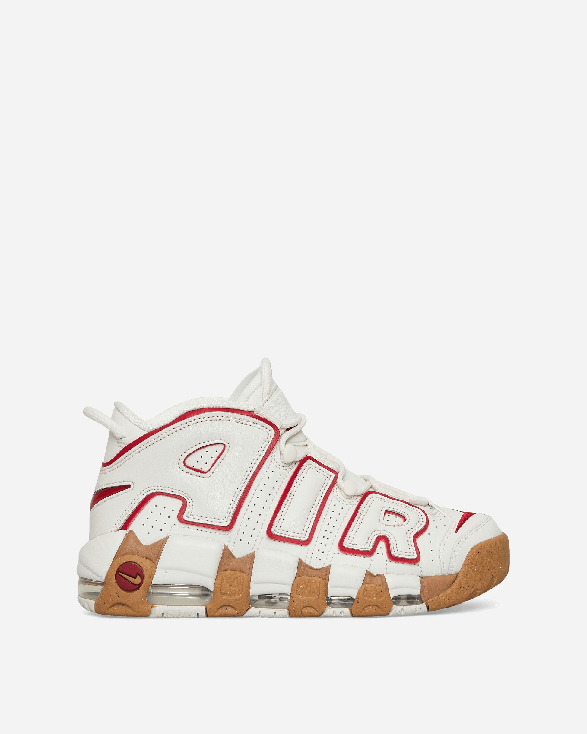 Nike Wmns Air More Uptempo Phantom/Gym Red Sneakers Mid DV1137-002