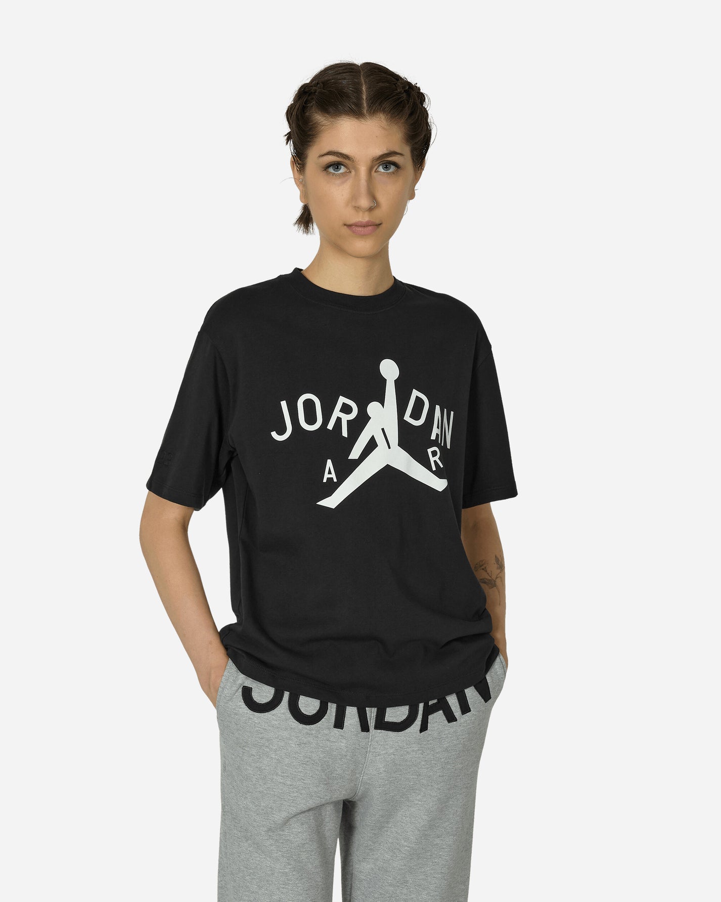 Nike Jordan U J Nc Ss Tee Black T-Shirts Shortsleeve FZ7524-010