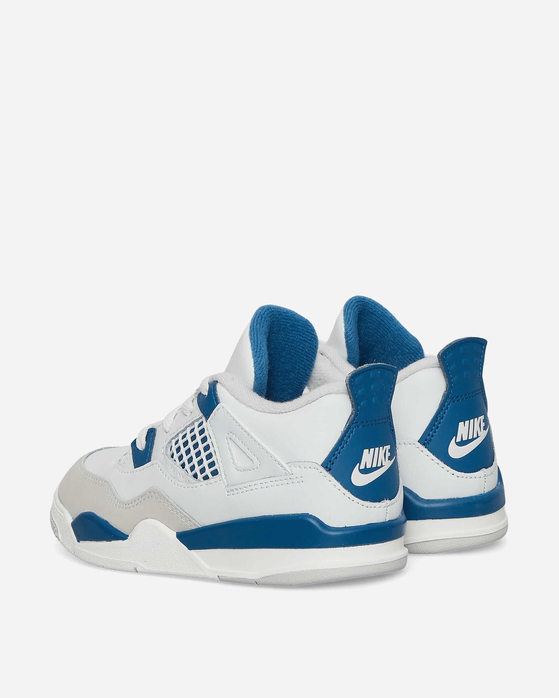 Nike Jordan Jordan 4 Retro (Td) Off White/Military Blue Sneakers High BQ7670-141
