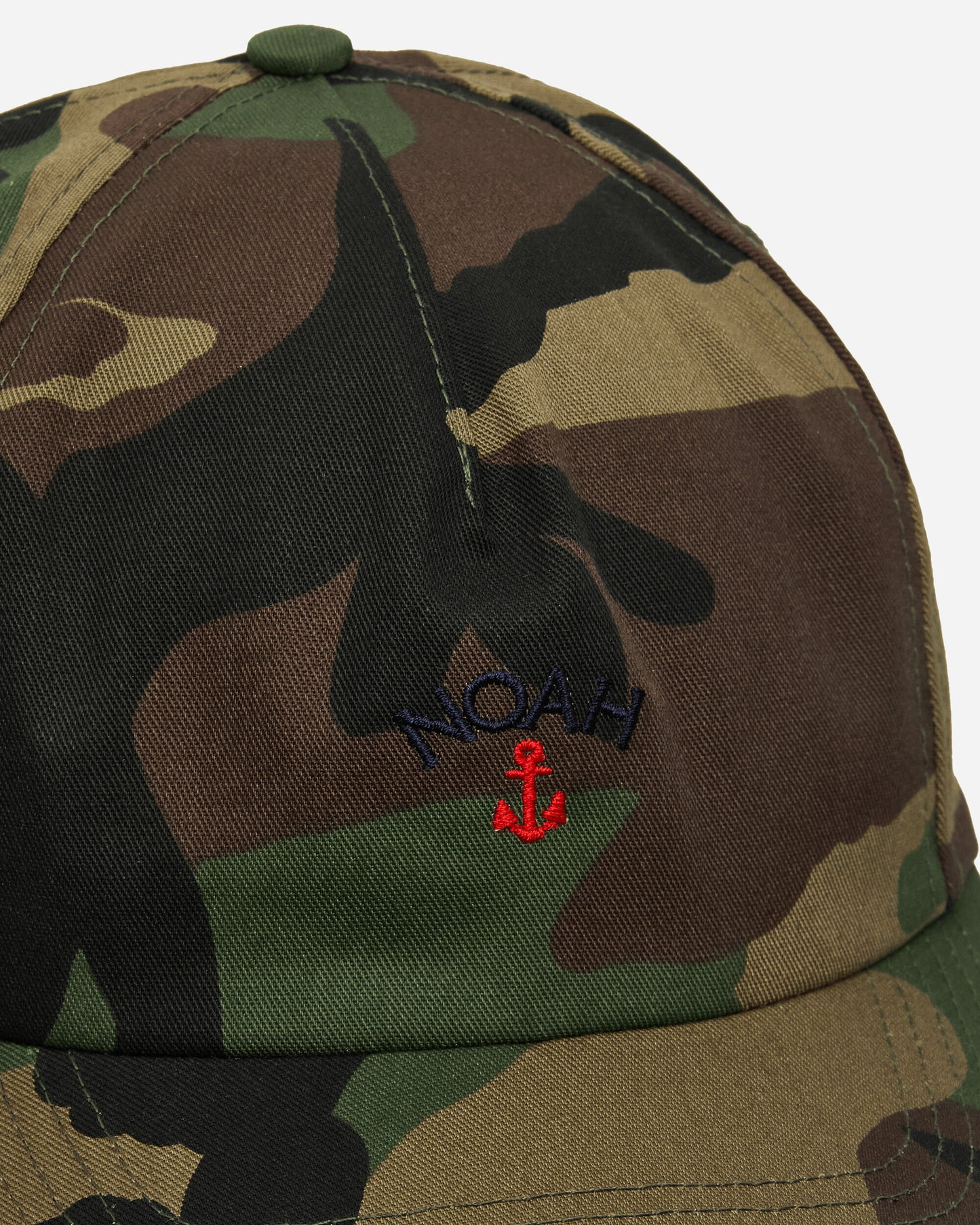 Noah Anchor Logo 5 Panel Camo Hats Caps H187SS25 CMO