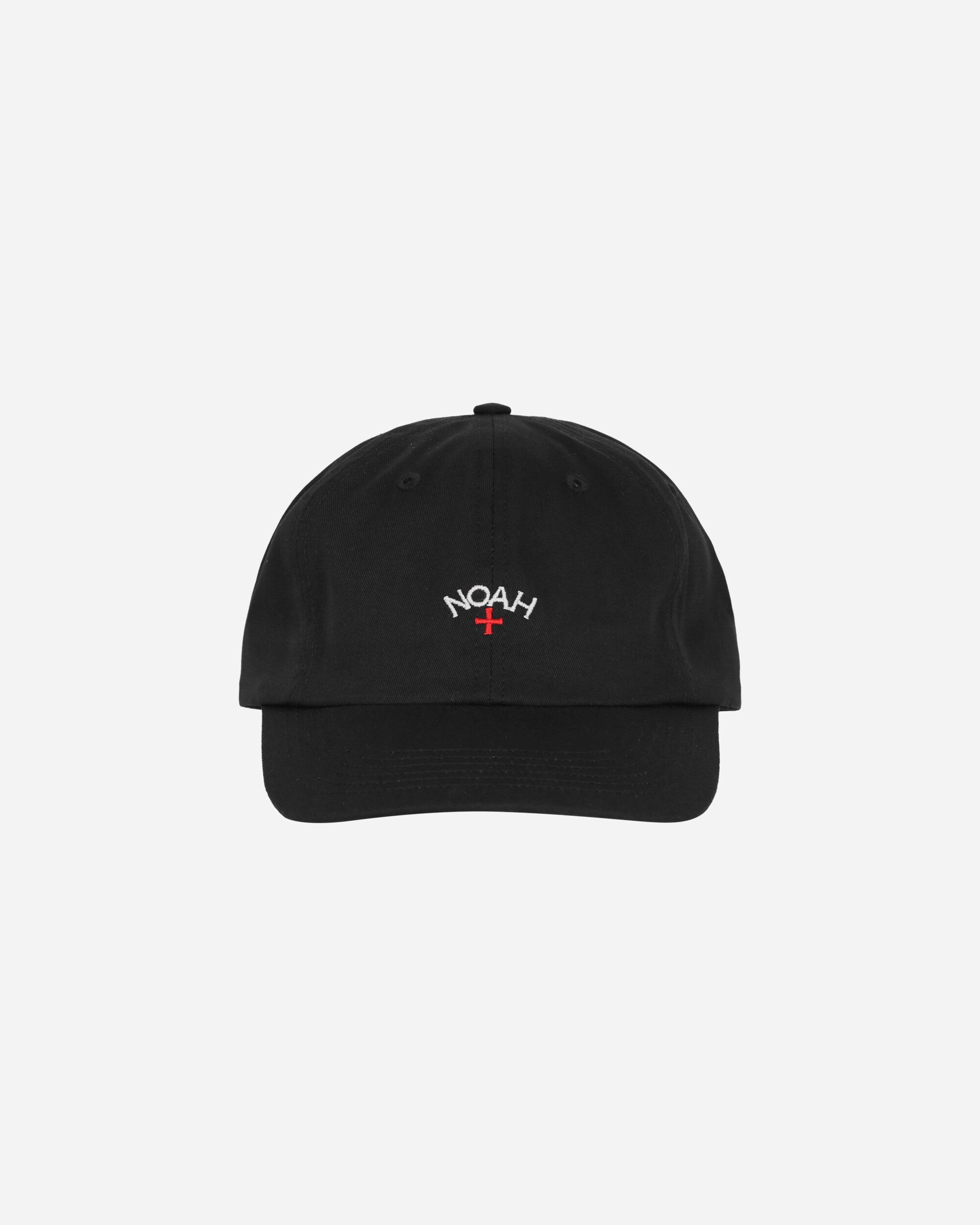 Noah Core Logo 6-Panel Black Hats Caps H159FW24 BLK