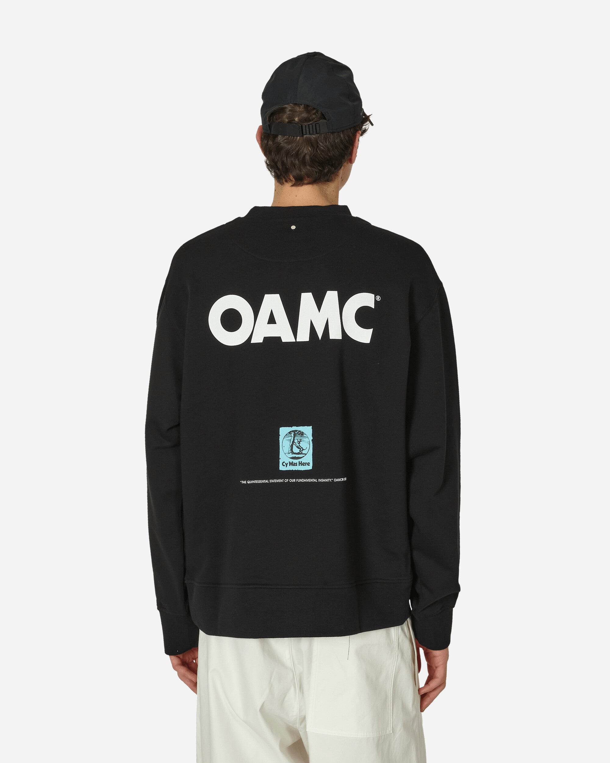 OAMC Apollo Crewneck Black Sweatshirts Crewneck 24E28OAJ27 001