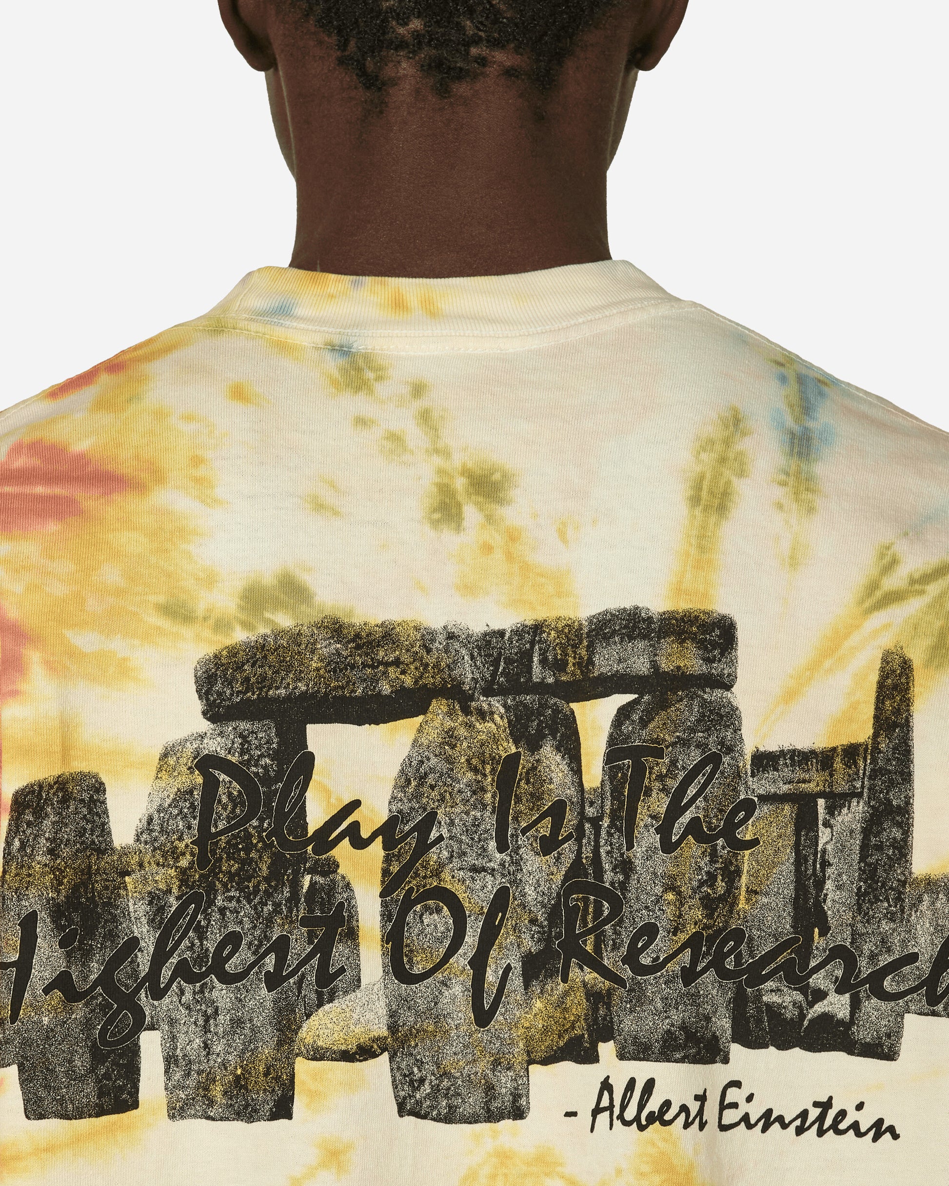 Online Ceramics Ss Tee Hand dyed tie-dye T-Shirts Shortsleeve PLAY-IS-THE-HIGH HANDDYEDTIE