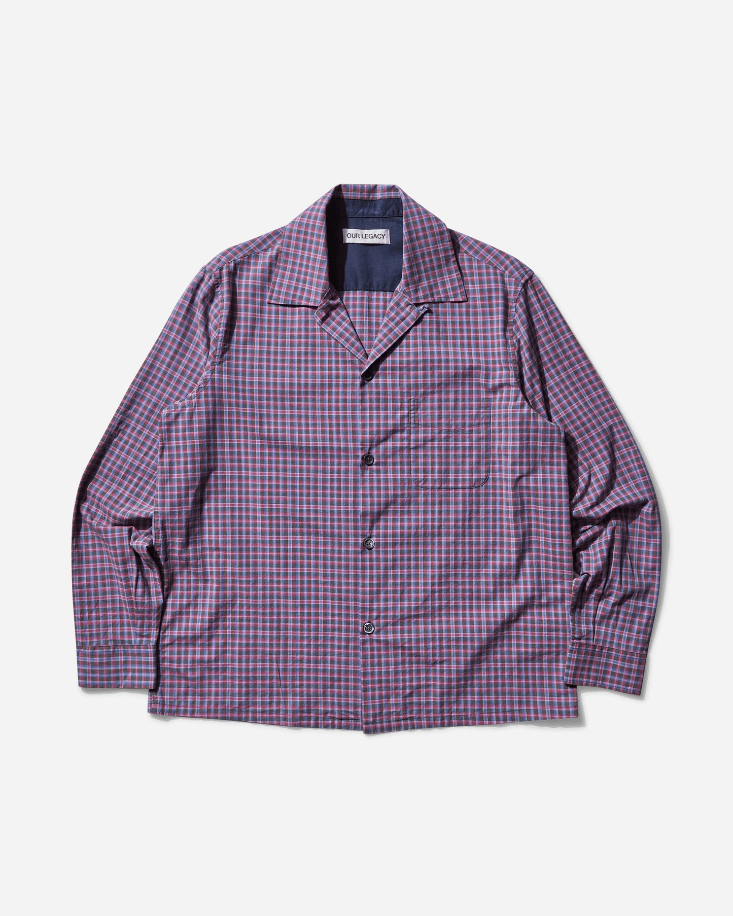 Our Legacy Heusen  Shirt Venice Check Shirts Longsleeve Shirt M2252HV 001