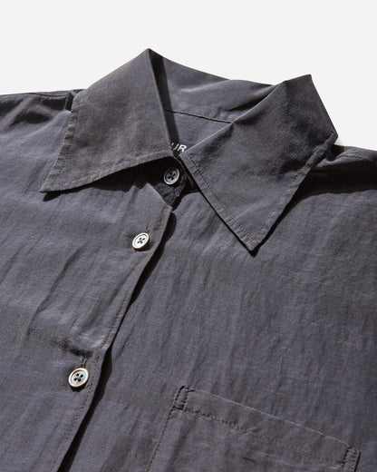 Our Legacy Wmns Sincere Shirt Charcoal Bordeaux Shirts Longsleeve Shirt W2252SC 001