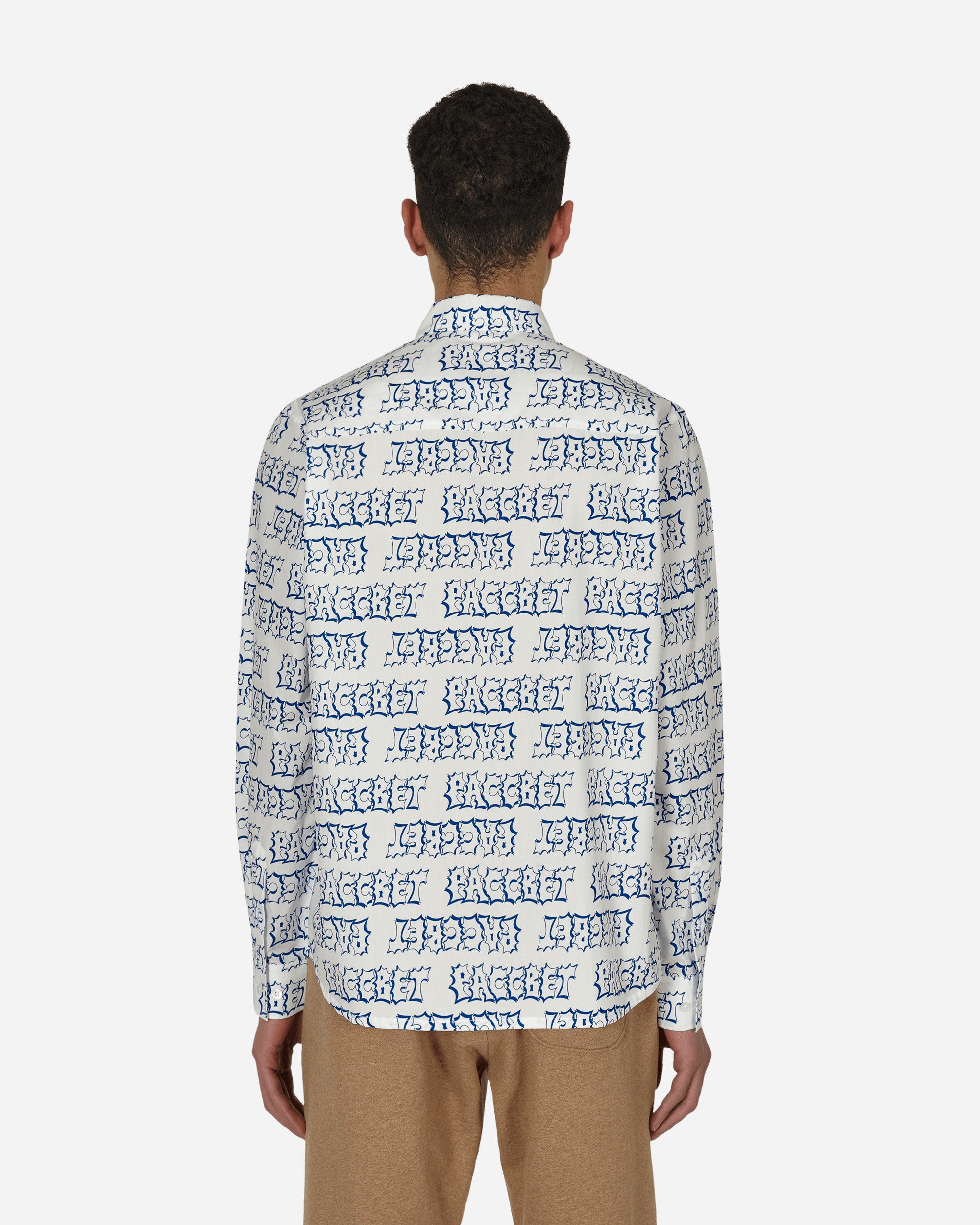 Paccbet Manager Shirt Woven Blue Shirts Longsleeve PACC10B002 1