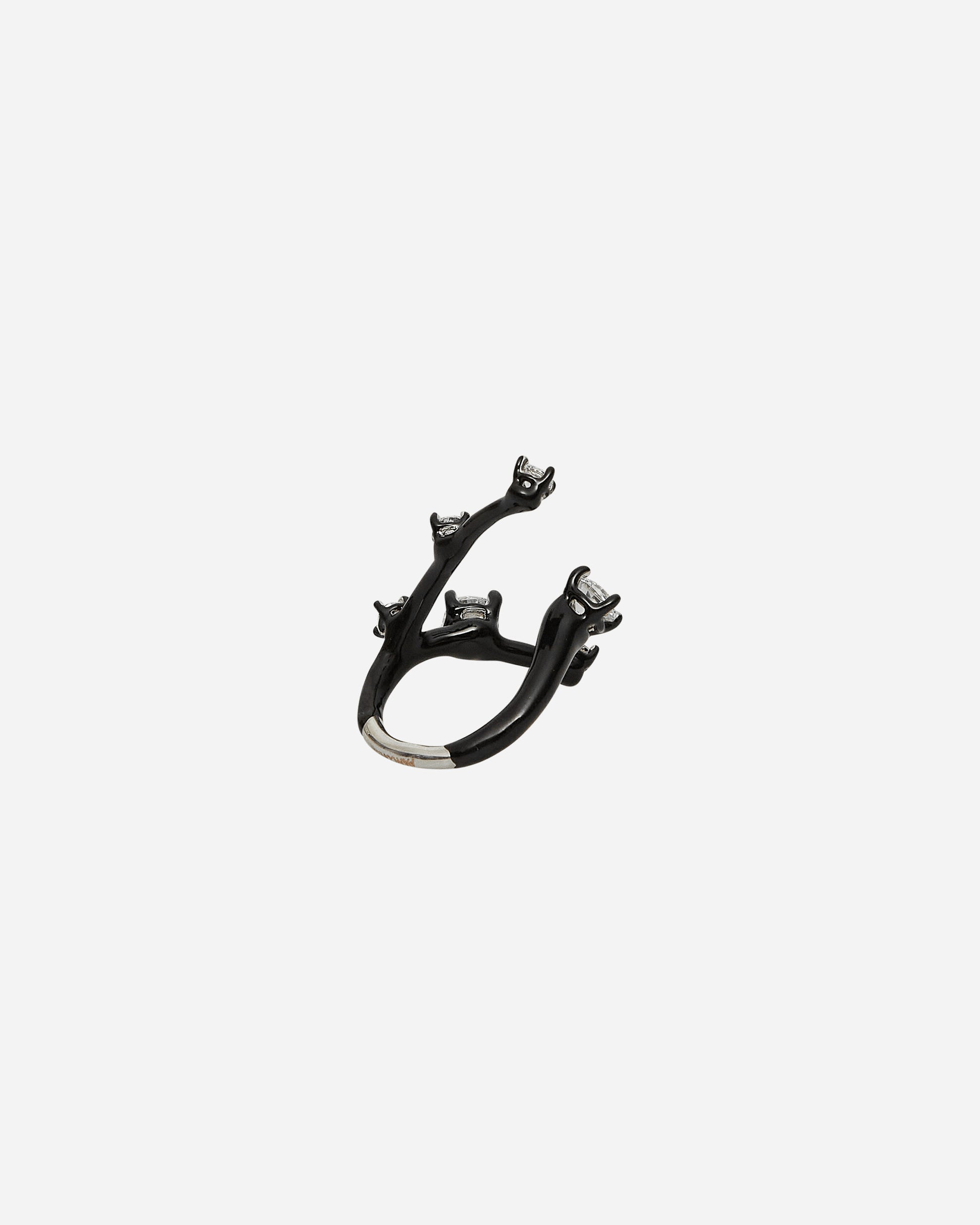 Panconesi Wmns Constellation Trunk Ring Black Jewellery Rings F23-FG010-S 1