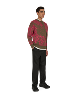 Paria Farzaneh Chocolate Multi Knitwears Sweaters PFK0009 001