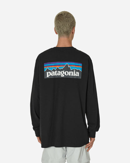 Patagonia M'S L/S P-6 Logo Responsibili-Tee Black T-Shirts Longsleeve 38518 BLK