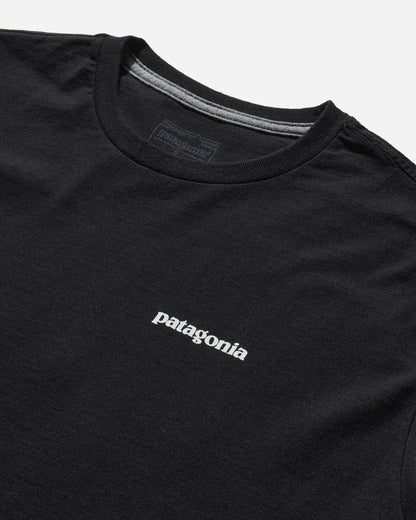 Patagonia M'S P-6 Logo Responsibili-Tee Black T-Shirts Shortsleeve 38504 BLK