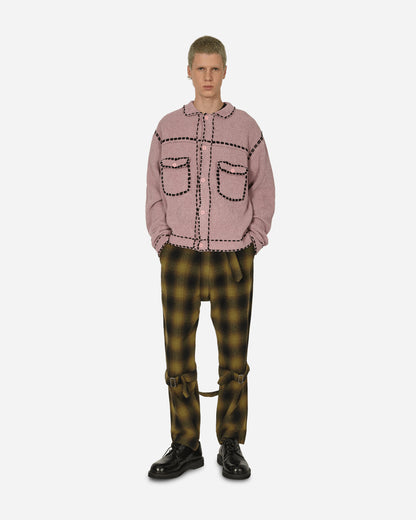 Phingerin Bontage Pants Wool Ombre Yellow Plaid Pants Trousers PD-232-BT-042 A
