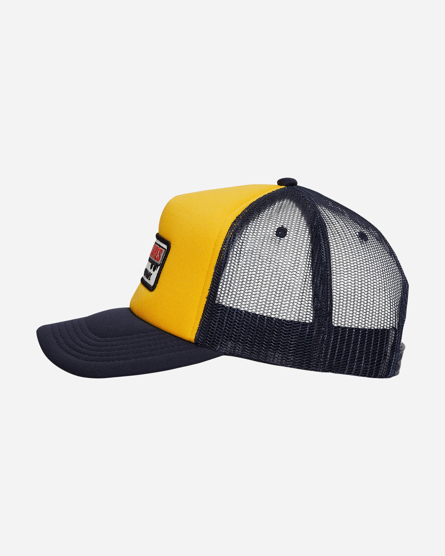 Pleasures Nightmare Trucker Navy/Yellow Hats Caps 9508022 NAVY-YELLOW