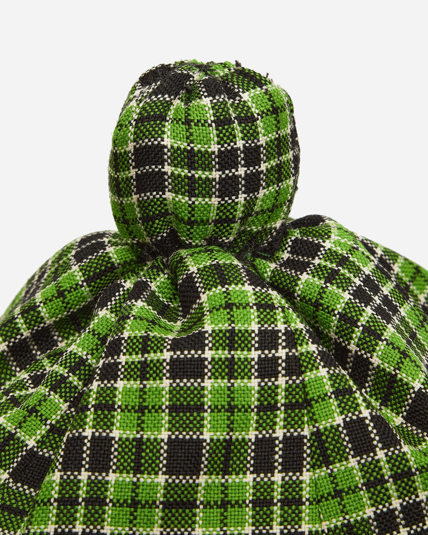 Priscavera Wmns Brushed Wool Hat Green Tartan Hats Beanies 009024-156 GT