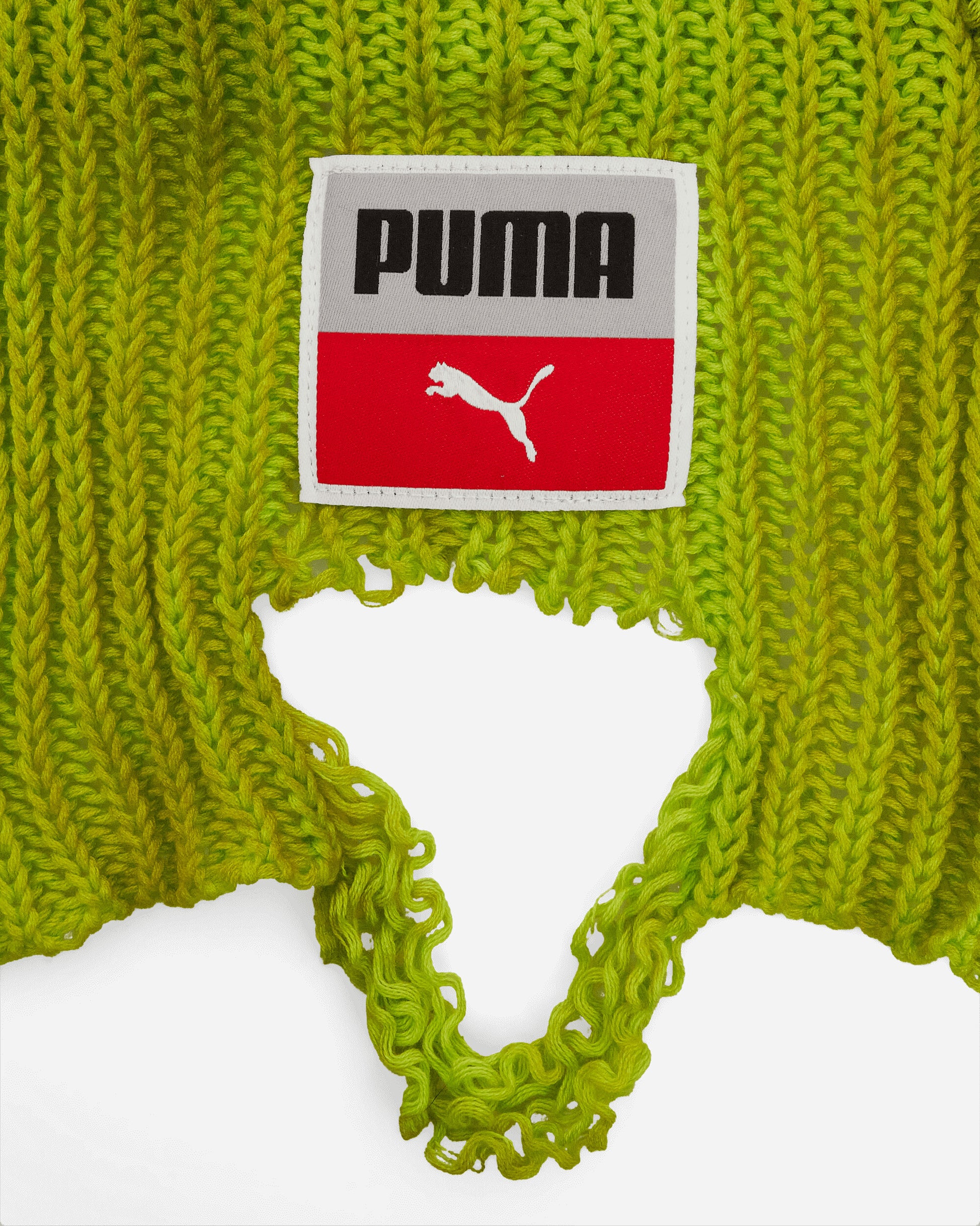 Puma Puma X Asap Rocky Knitted Balaclava Lime Pow Hats Balaclavas 025885-03