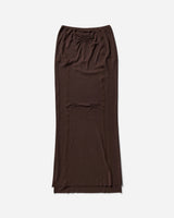 ROA Mesh Long Skirt Dark Brown Skirts Maxi RBWW017FA09 BRW0003