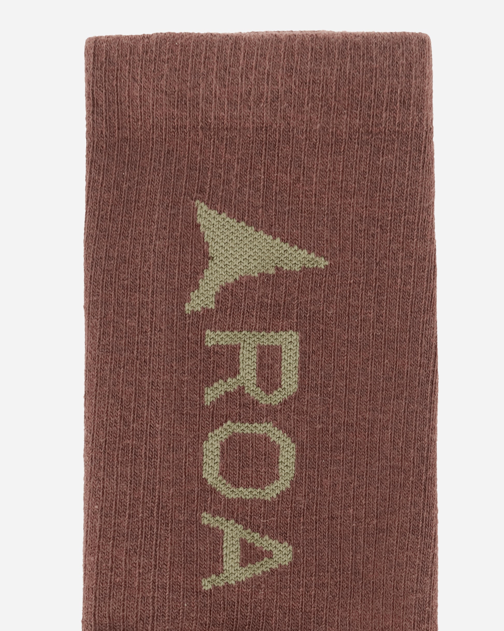 ROA Logo Socks Brown Underwear Socks RBMW079YA04 BRW0001