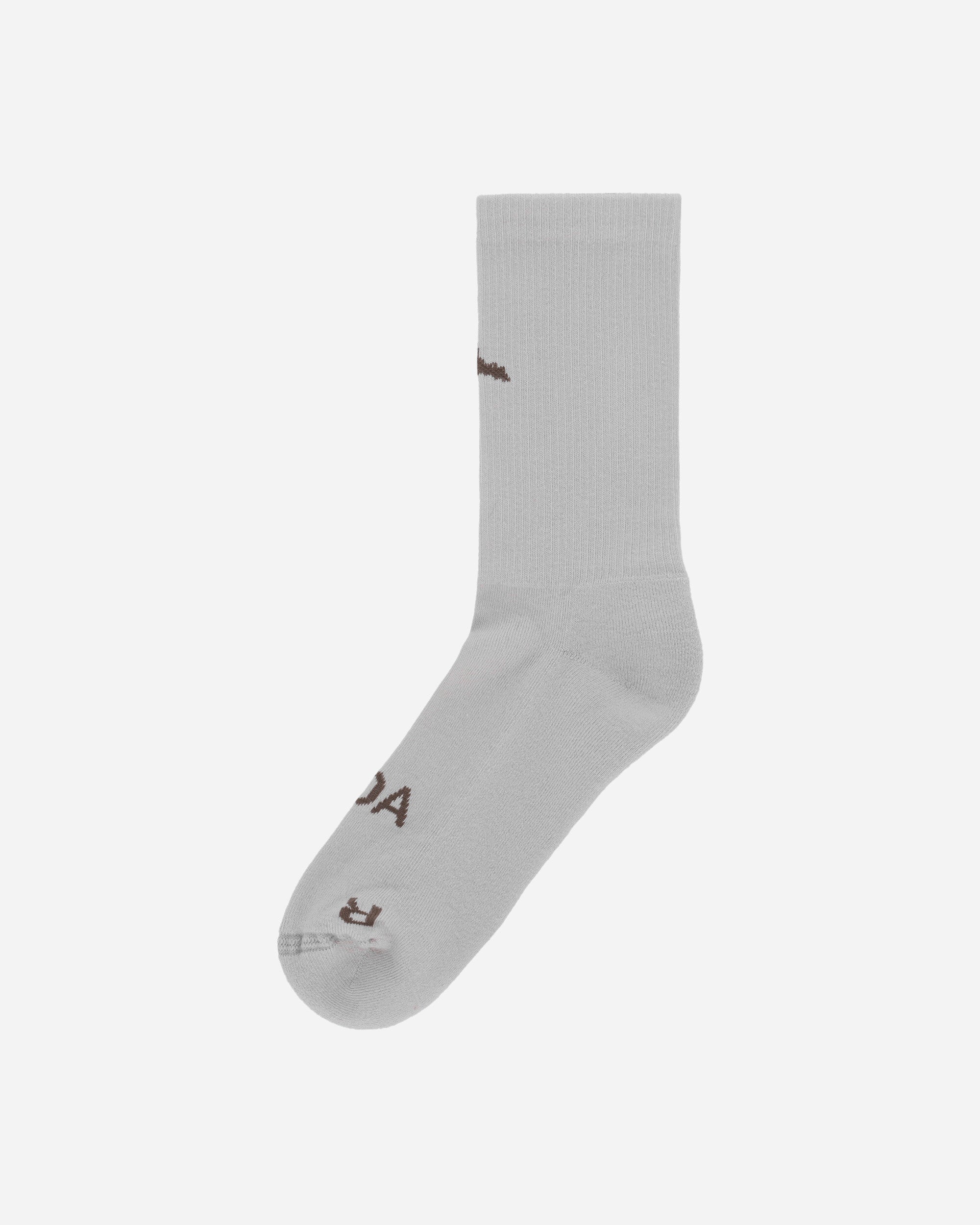 ROA Logo Socks Dirty White Underwear Socks RBMW0408YA51 WTH0013