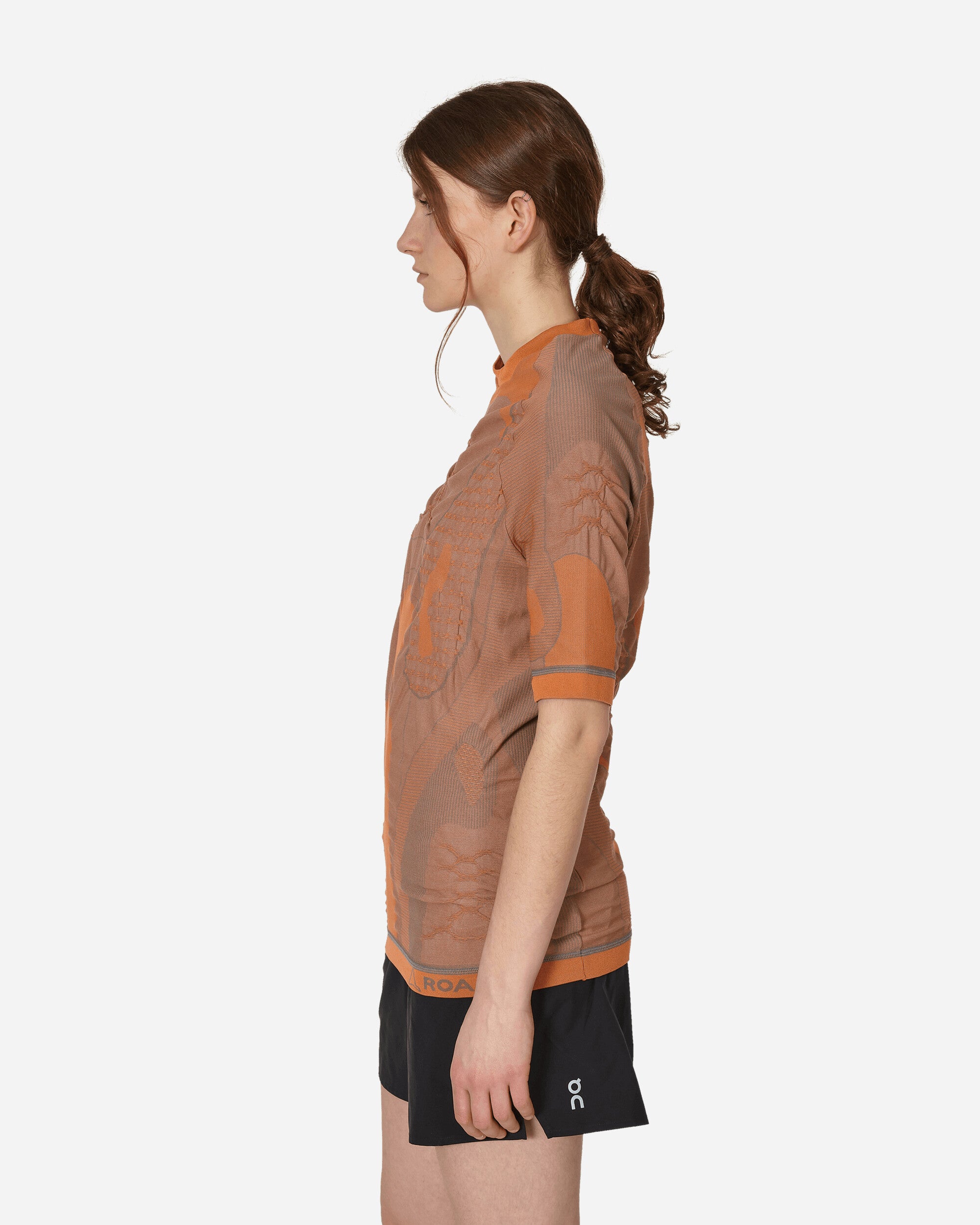 ROA Seamless T-Shirt Orange T-Shirts Top RBMW084FA61 ORG0001