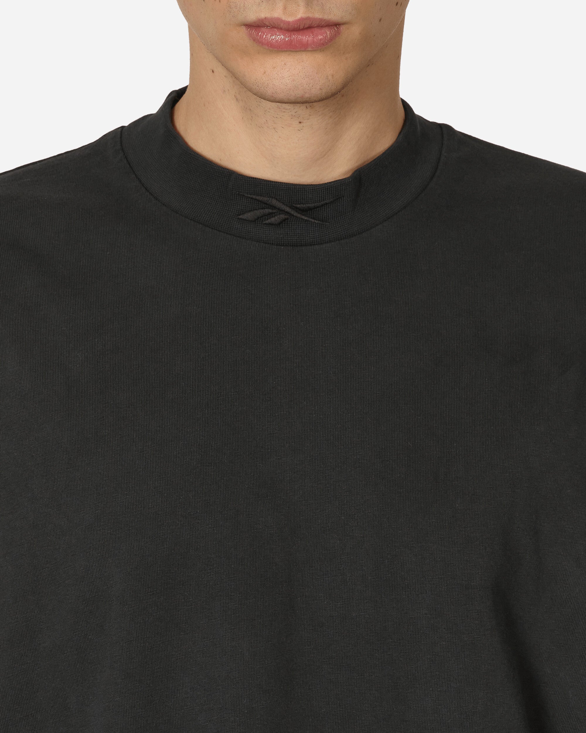 Reebok Oversized Tee Washed Black T-Shirts Shortsleeve RMAA001C99JER002