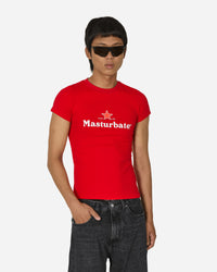 Salomé Poloudenny Salome Poloudenny X Slam Jam Masturbate T-Shirt Red T-Shirts Shortsleeve SPS24MASTURTBTEE 003