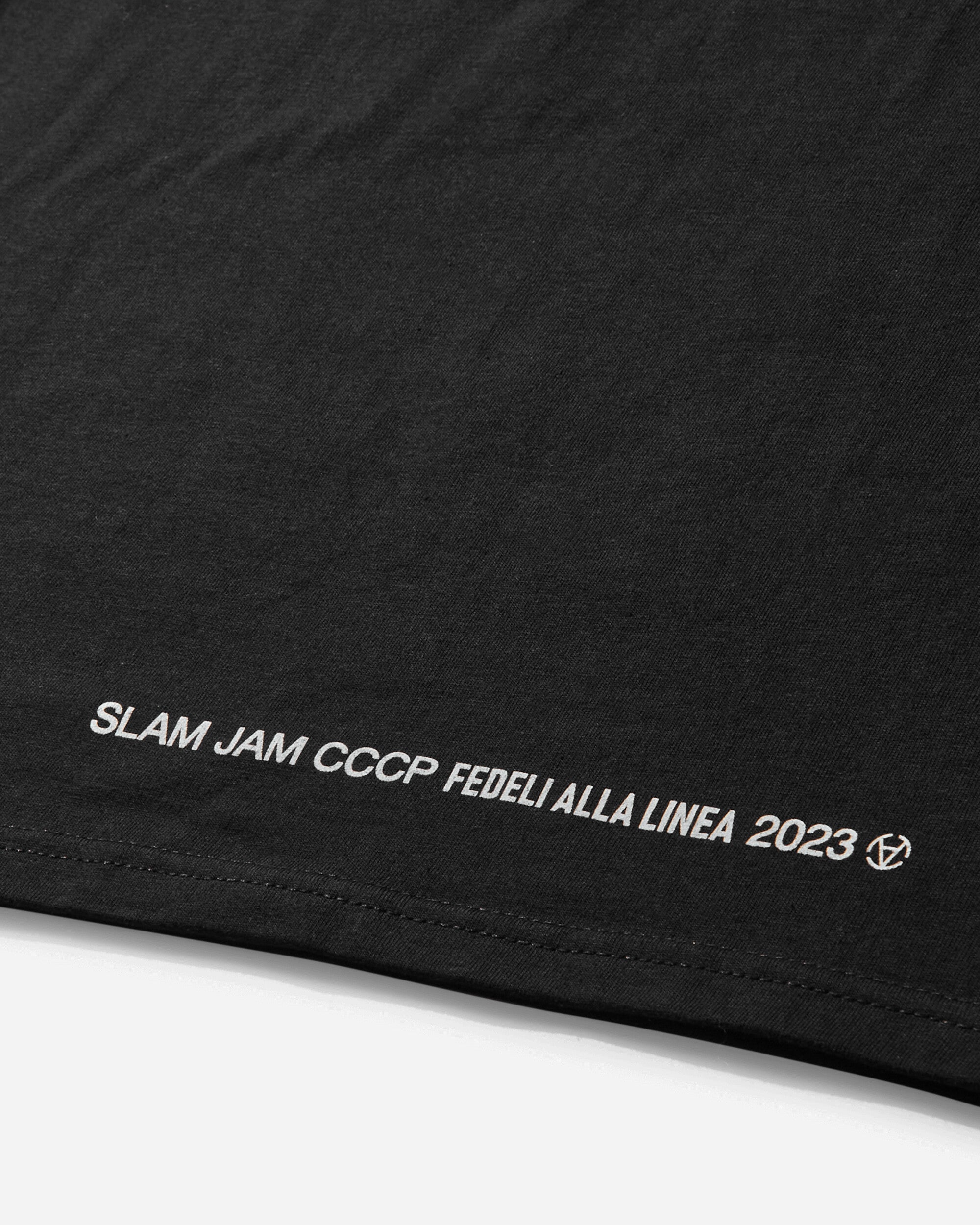 Slam Jam Fedeli Alla Linea 1984-2024 Tee Black T-Shirts Shortsleeve BBMW034JY29 BLK0001