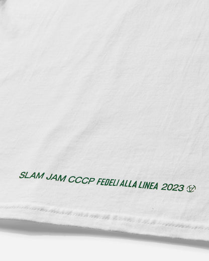 Slam Jam Io Sto Bene Io Sto Male Tee White T-Shirts Shortsleeve BBMW033JY28 WTH0001