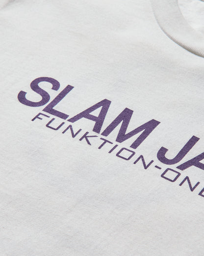 Slam Jam Slam Jam Funktion-One Tee Ss White T-Shirts Shortsleeve BBMW042FA09 WTH0001