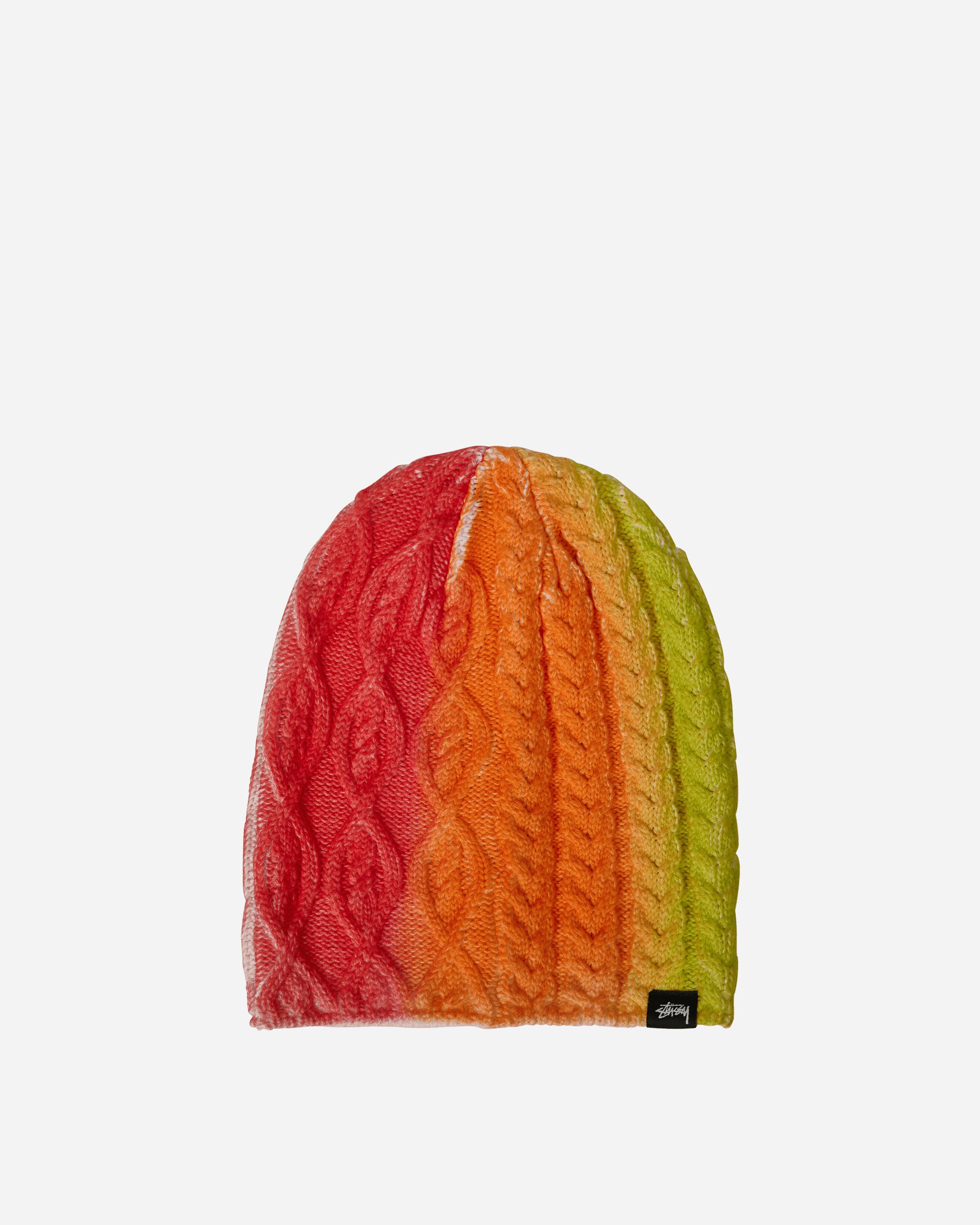 Stüssy Spray Multi Knit Beanie Orange Multi Hats Beanies 1321203 2530