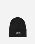 Stüssy Stock Cuff Beanie Black Hats Beanies 1321020SJ 0001