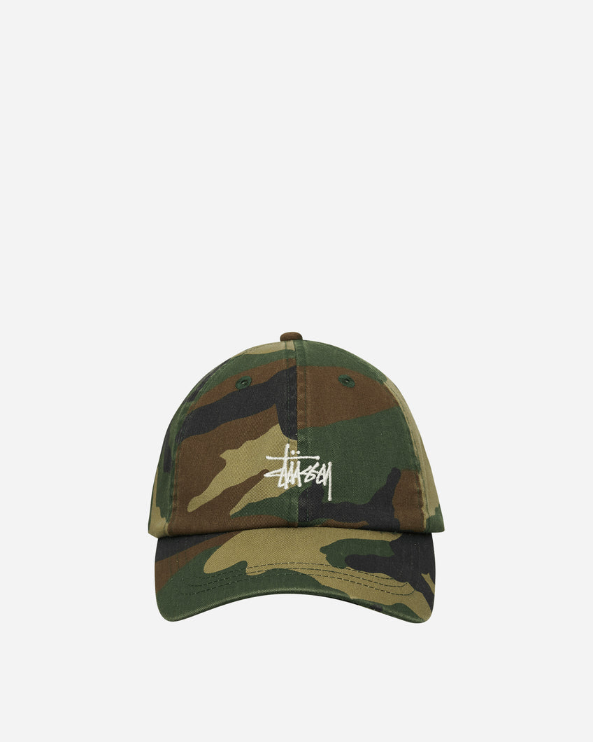 Stüssy Basic Washed Low Pro Cap Woodland Camo Hats Caps 1311163 0423