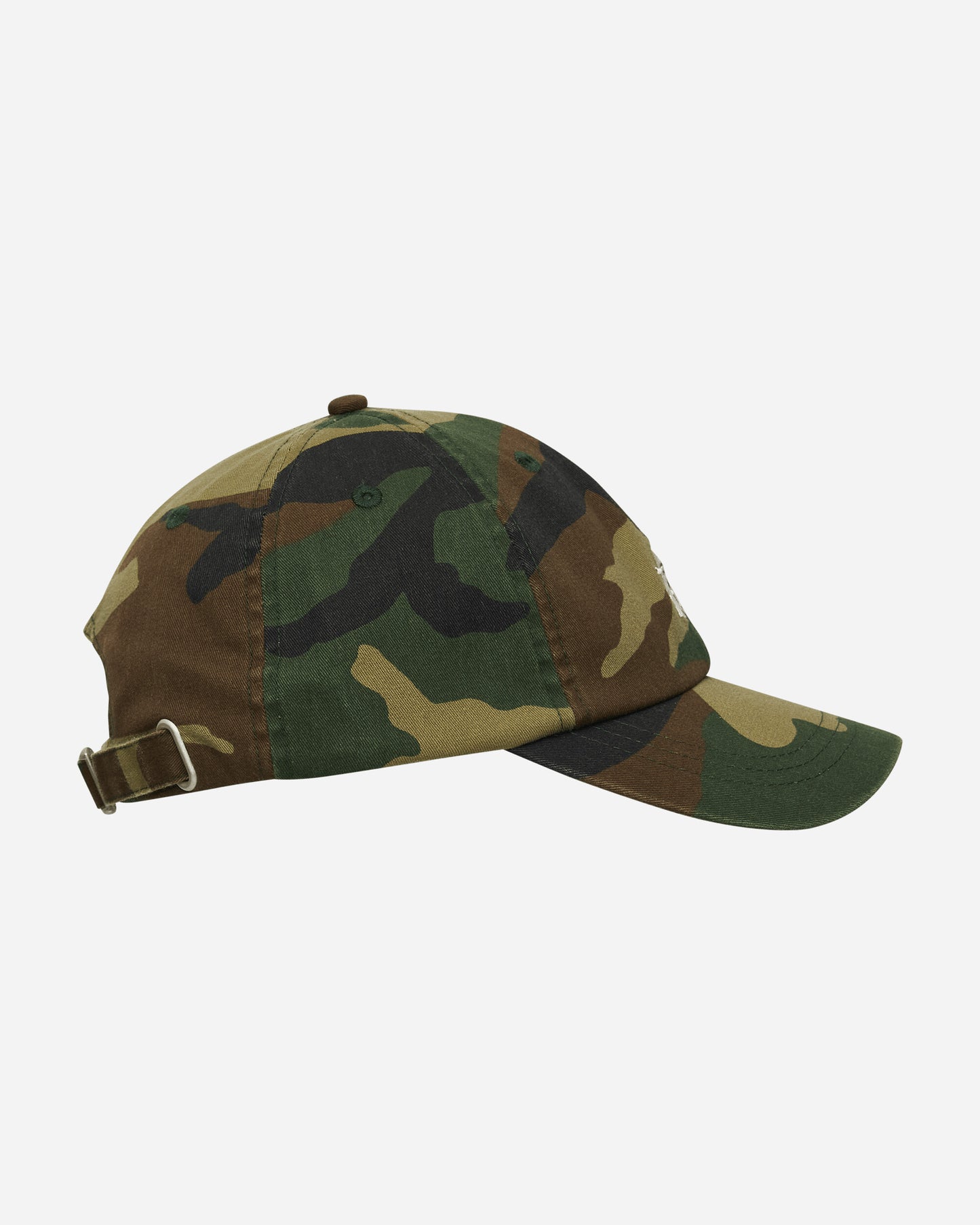 Stüssy Basic Washed Low Pro Cap Woodland Camo Hats Caps 1311163 0423