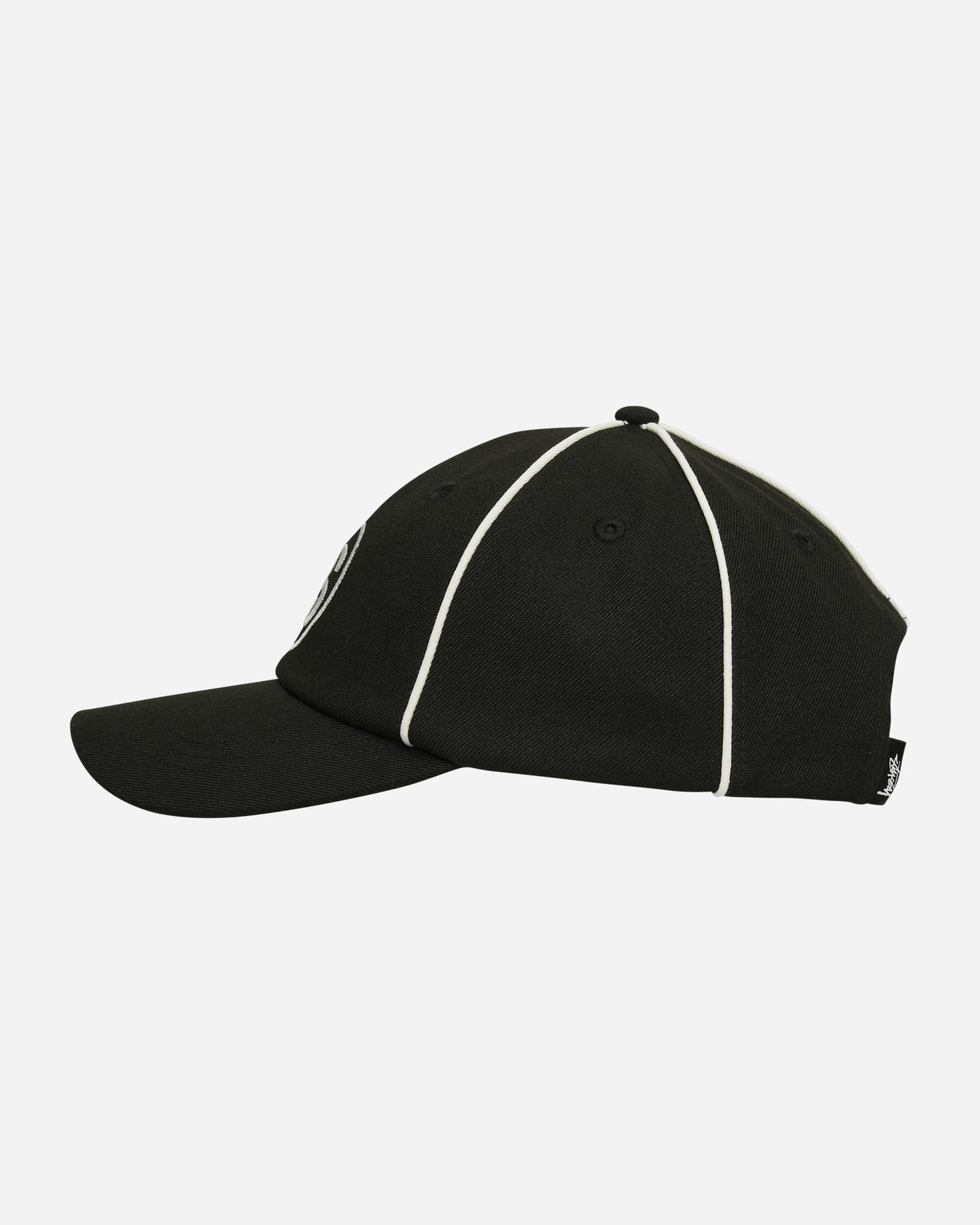 Stüssy Lp Piping Cap Black Hats Caps 1311169 0001