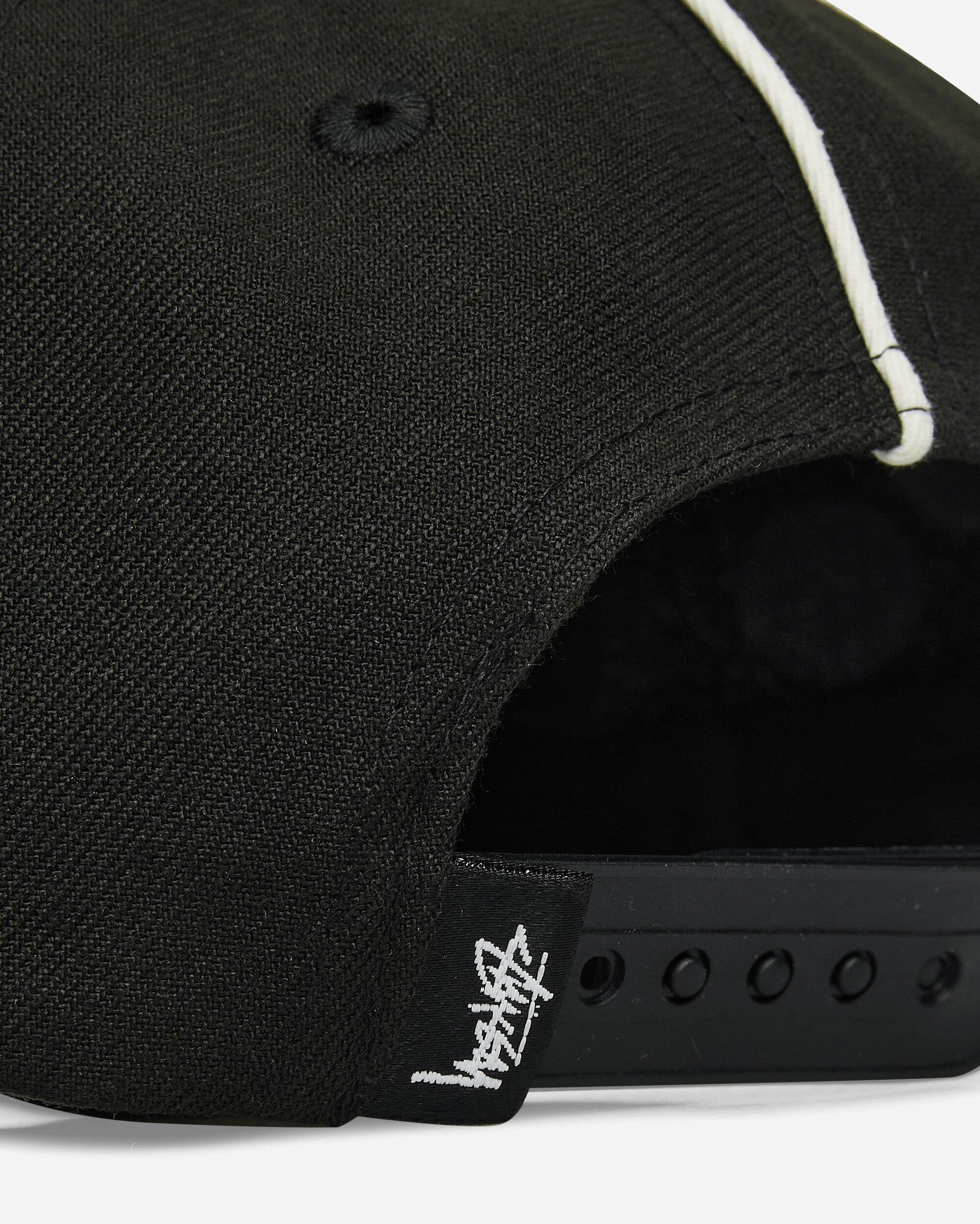 Stüssy Lp Piping Cap Black Hats Caps 1311169 0001