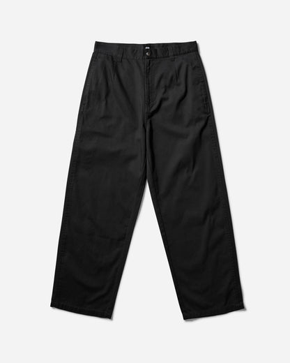 Stüssy Workgear Trouser Twill Black Pants Casual 116625 0001