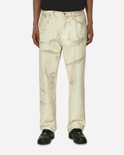 Stüssy Distressed Canvas Big Ol Jean Khaki Pants Denim 116639 KHAK