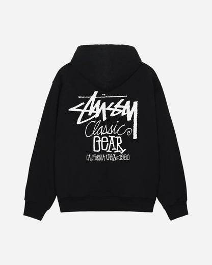 Stüssy Classic Gear Hood Black Sweatshirts Hoodies 1925084 0001