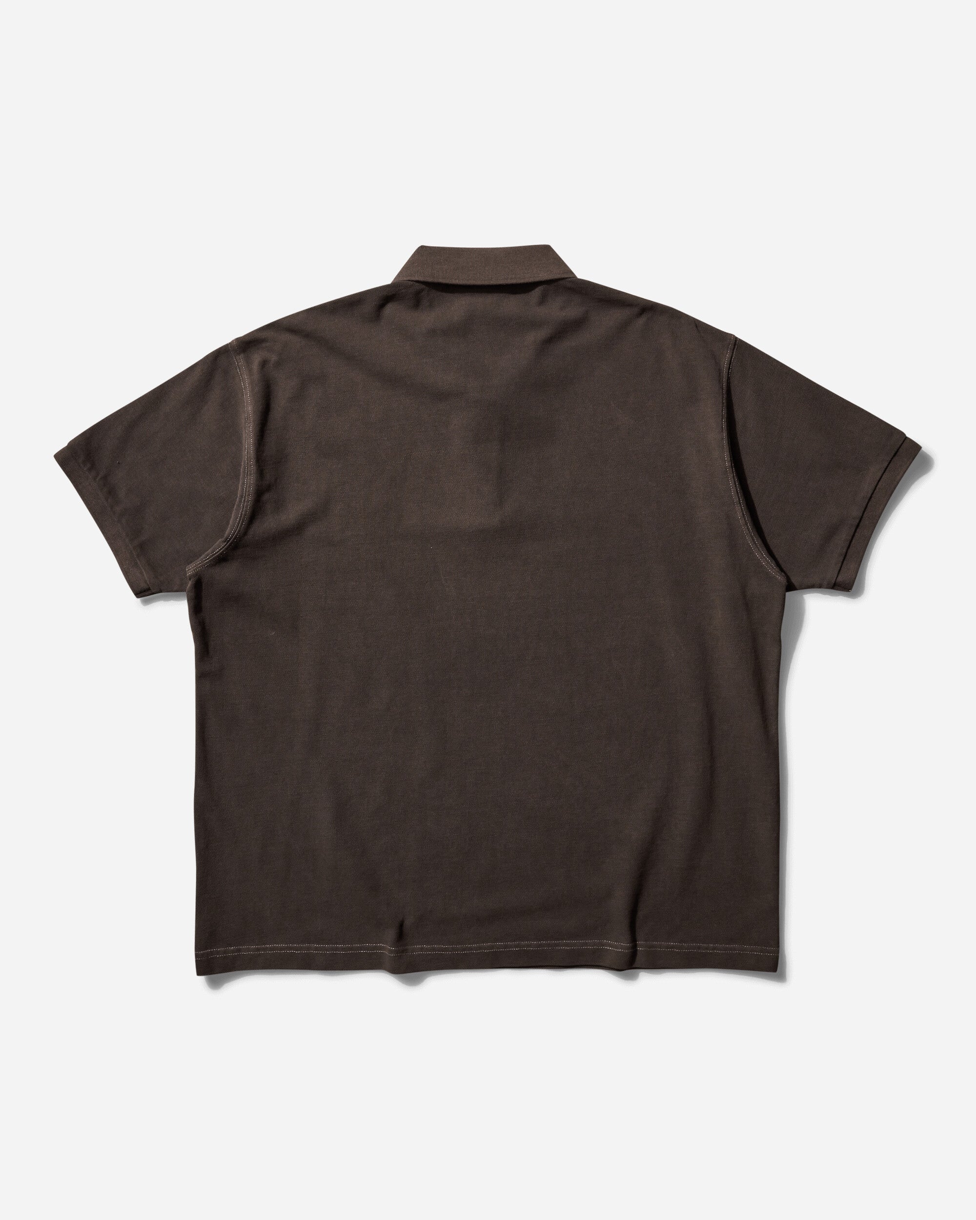 Stüssy Pique Polo Pig. Dyed Brown T-Shirts Polo 1140353 1001