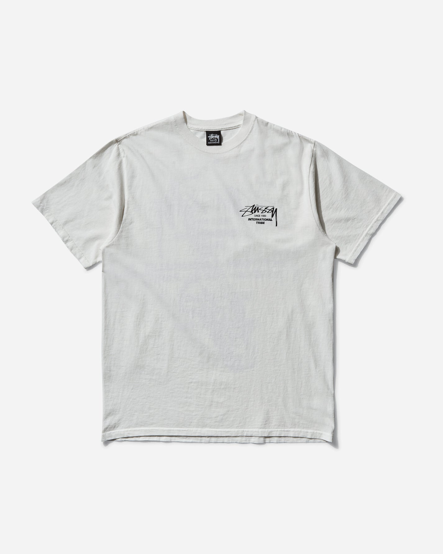 Stüssy Beat Sounds Pig. Dyed Tee Natural T-Shirts Shortsleeve 1905060SJ 1002