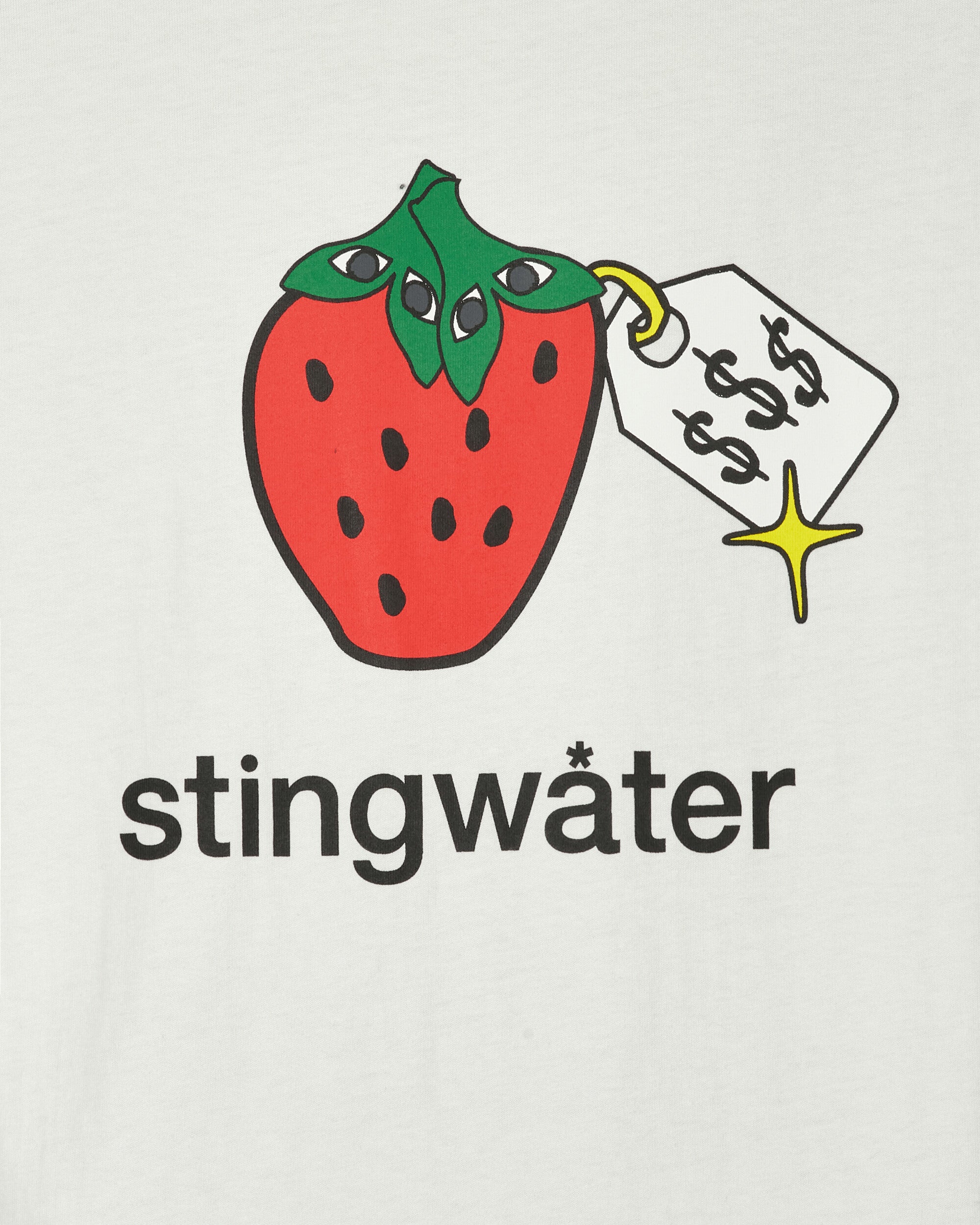 Stingwater V Speshal Organic Strawberry T Shirt White T-Shirts Shortsleeve VSPESHTEE WHT