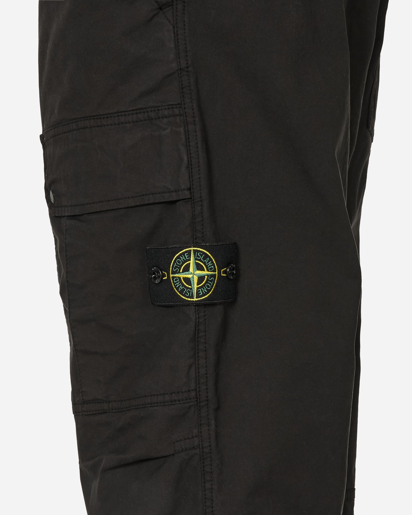 Stone Island Cuffed Loose Cargo Pants Black Pants Cargo 811532910 V0029