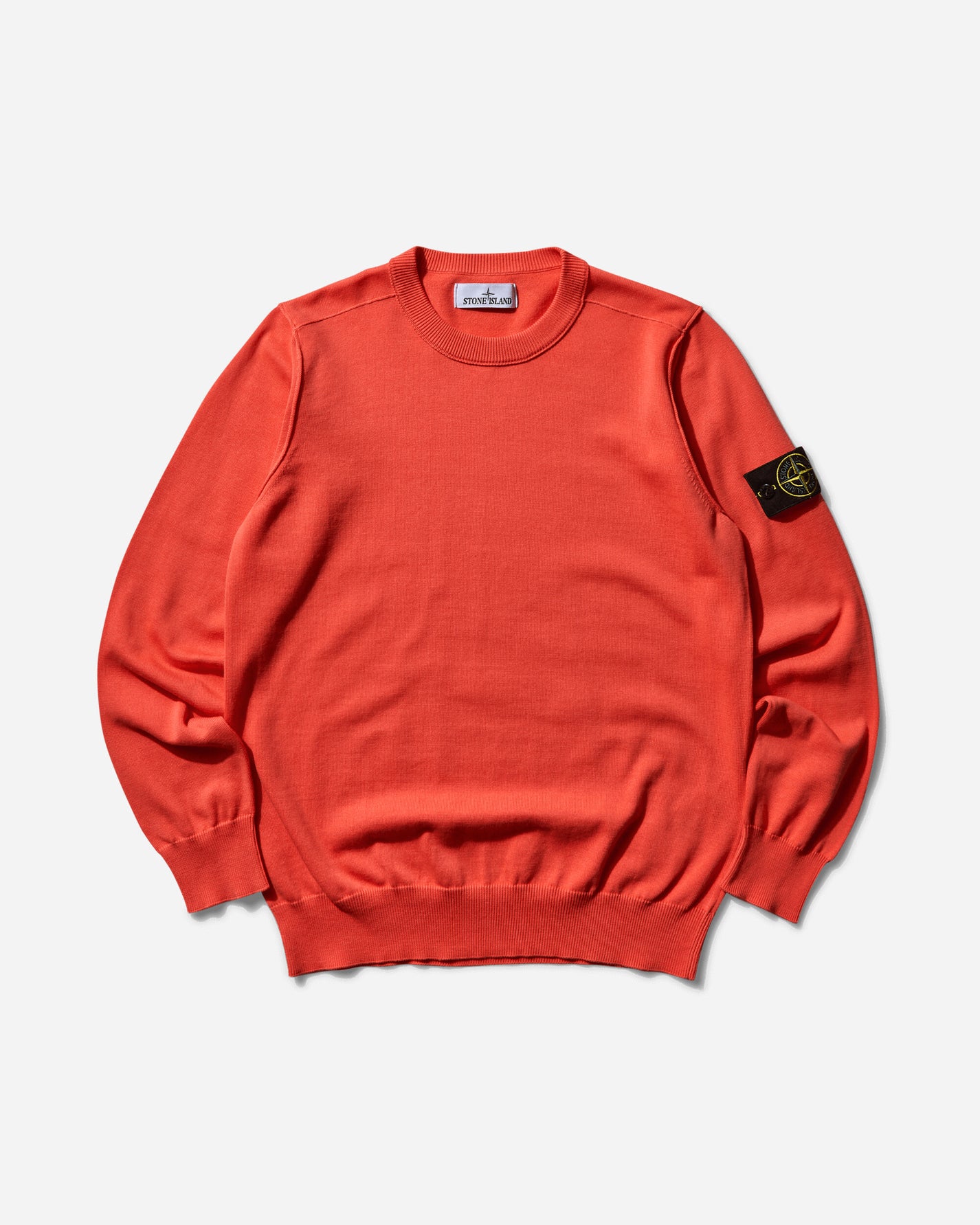 Stone Island Crew Neck Papaya Sweatshirts Crewneck K1S15-5100053-S00B2 V008A