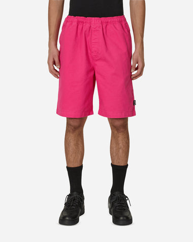 Stussy Brushed Beach Short Hot Pink Shorts Short 112282 HOTP