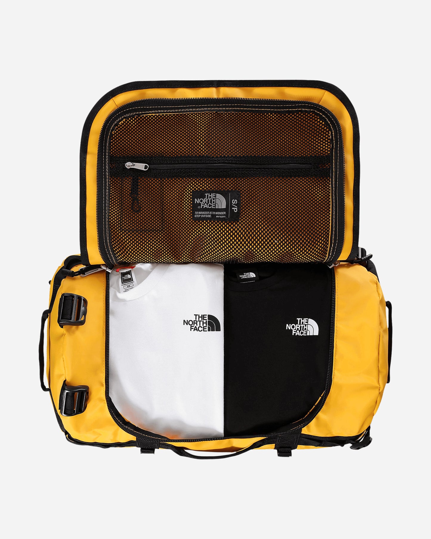 The North Face Base Camp Duffel - S Summit Gold/Tnf Black Bags and Backpacks Travel Bags NF0A52ST ZU31