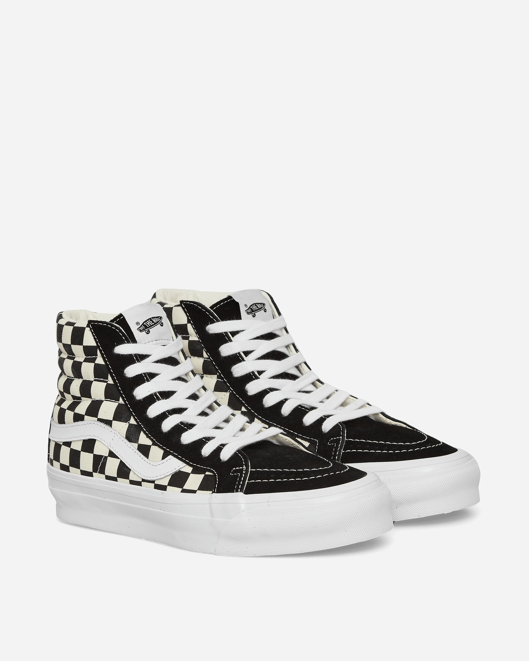 Vans Slip-On Reissue 98 Checkerboard Black/Off White Sneakers High VN000CR02BO1